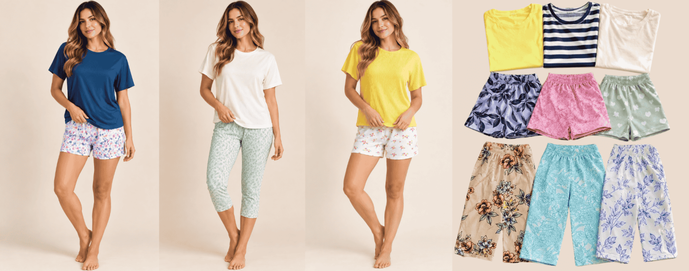 Arma tu set, shorts, capri y blusas en oferta