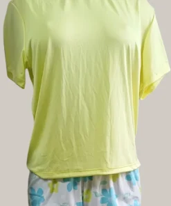camiseta multiusos amarilla para mujer en oferta